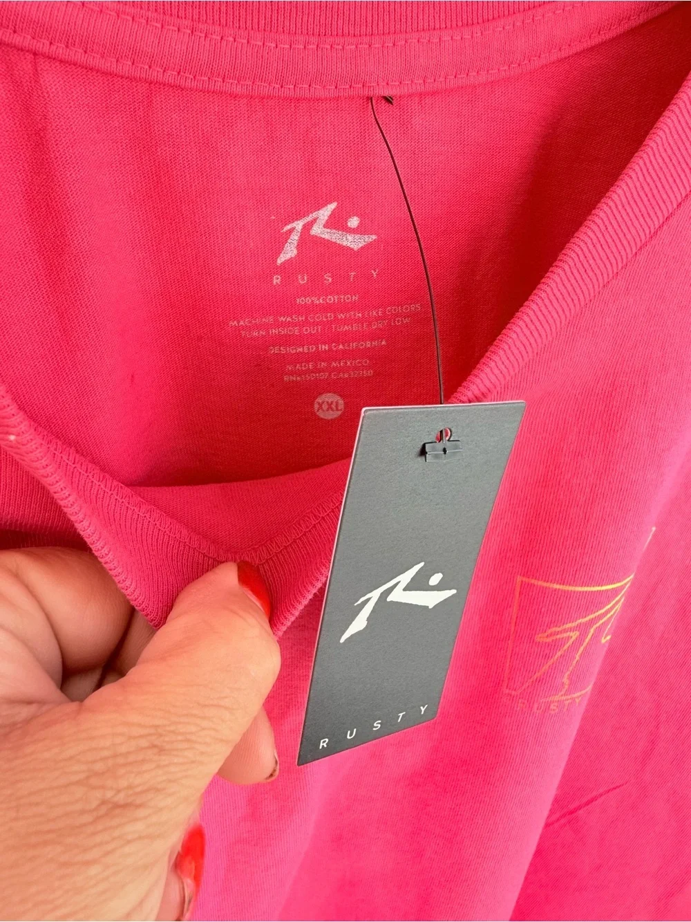 Rusty Pink Short-Sleeve Graphic Tee - Men